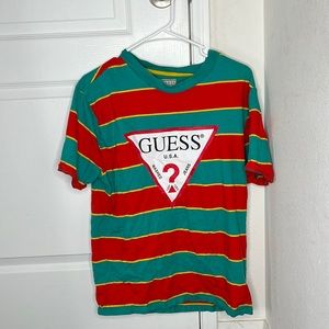 guess striped shirt